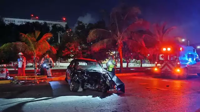 El chofer fue asegurado y trasladado a Tránsito