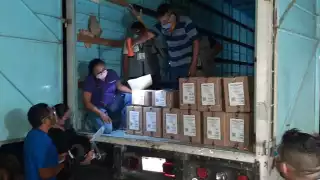 Bajo vigilancia de la Guardia Nacional llegaron a Kanunilkín