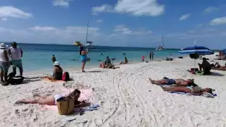 En diciembre del 2022, los 28 sitios de nado de Quintana Roo cumplieron con el criterio de sanidad y los arenales de la ínsula tenían poca contaminación