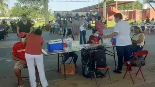 Esta mañana se registro una baja presencia de habitantes, hasta las 9 de la mañana poco más de 300 personas