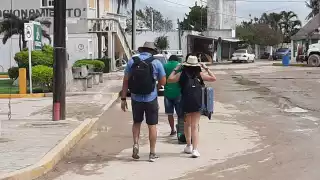 En Holbox se sentirán vientos y lluvias. Foto: Luis Enrique Cauich