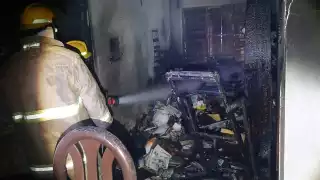 El incendió acabó con todo el predio en Valladolid