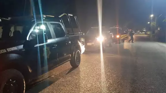 El despliegue policiaco fue por una llamada anónima