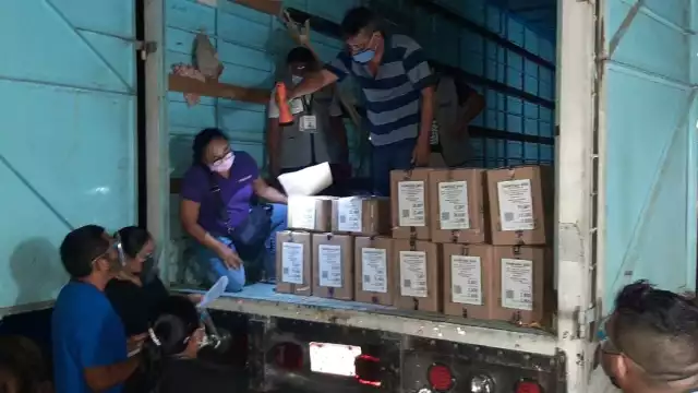 Bajo vigilancia de la Guardia Nacional llegaron a Kanunilkín
