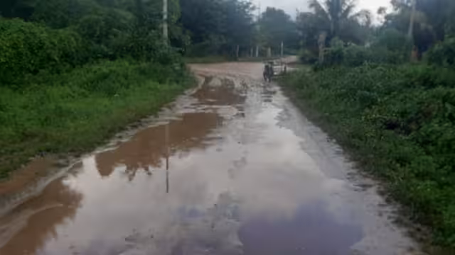 En calles de la colonia Borge se forman lodazales cuando llueve durante varios días; y cuando pasan vehículos, el problema aumenta