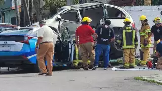 Tres heridos, dos de ellos en estado grave, fue el resultado de un aparatoso accidente en Cozumel