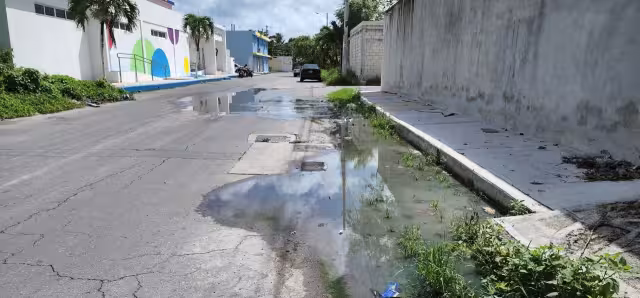 Los padres de familia de los menores que ingresan a la guardería de la colonia Flores Magón rechazarp que la CAPA se haya acercado al sitio del rebose de aguas resuduales en Cozumel