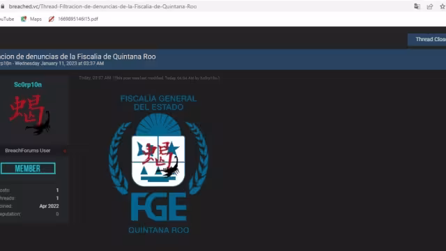 Hasta el momento la FGE de Quintana Roo no se ha pronunciado