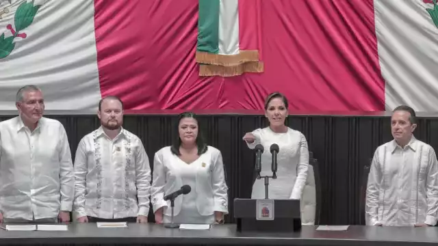 Mara Lezama ha mantenido sus dos primeros eventos solemnes como Gobernadora de Quintana Roo con el bloqueo a los medios de comunicación