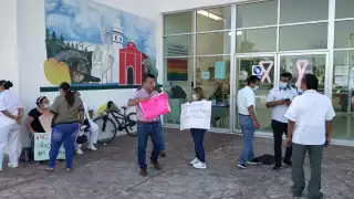 Señalaron que durante los días que duro el plantón para manifestar su descontento, nunca se dejó de laborar en el nosocomio
