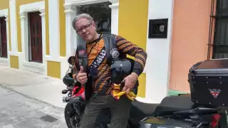 Los motociclistas se dijeron contentos de haber visitado la 
"Perla de los Ríos"