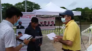 Militantes de morena inician campaña para promover la consulta ciudadana para enjuiciar a ex presidentes