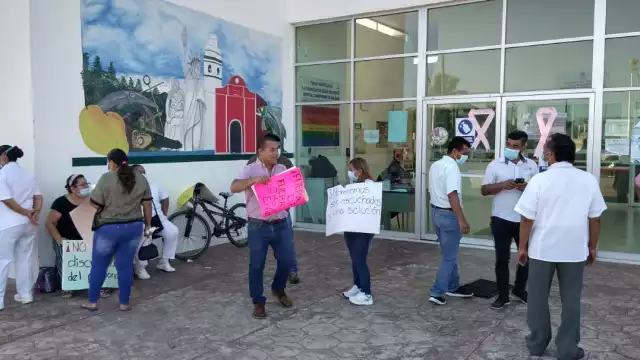 Señalaron que durante los días que duro el plantón para manifestar su descontento, nunca se dejó de laborar en el nosocomio