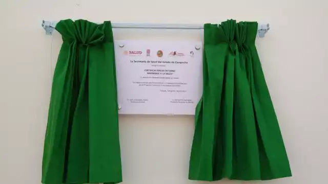 El reconocimiento es por cumplir satisfactoriamente los lineamientos establecidos en el Programa Entornos y Comunidades Saludables.. Foto: Julio Gutiérrez / Por Esto!