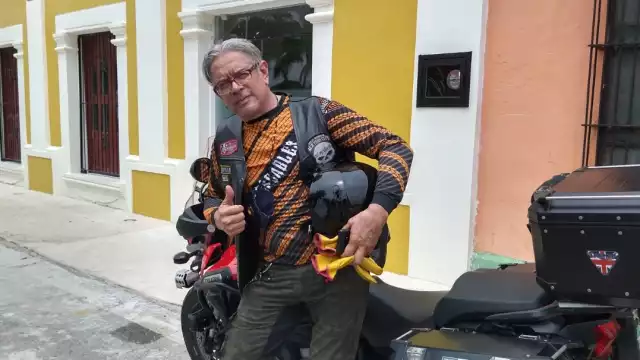 Los motociclistas se dijeron contentos de haber visitado la 
"Perla de los Ríos"