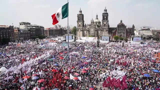 La asamblea informativa se realiza en el Zócalo de la CDMX