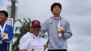 Yucateco se cuelga la medalla de oro en el acuatlón de la Olimpiada Nacional 2025