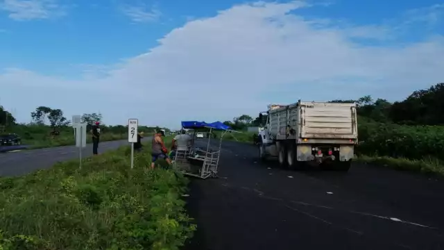 Al ligar arribaron al lugar de los hechos elementos de la policía municipal de Seyé