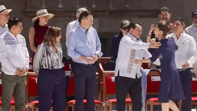 El Gobernador de Yucatán expresó su respaldo a la presidenta Claudia Sheinbaum Pardo