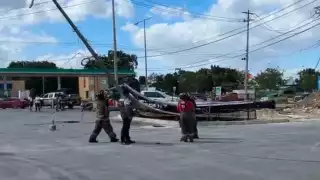Cae un espactacular en Cancún