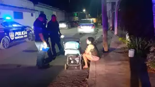 La señora tiene siete meses de gestación y recibió golpes en el vientre