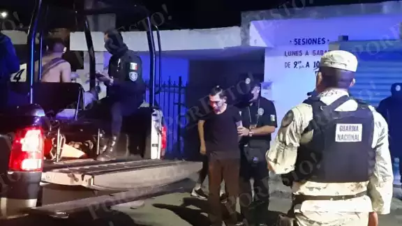 Fue un contingente policiaco en conjunto con las Fuerzas Armadas, quienes llegaron al lugar Fue un contingente policiaco en conjunto con las Fuerzas Armadas, quienes llegaron al lugar