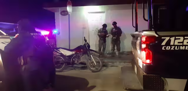 La motocicleta fue trasladada al corralón de la Policía Municipal de Cozumel, en tanto se comprueba quién es el dueño