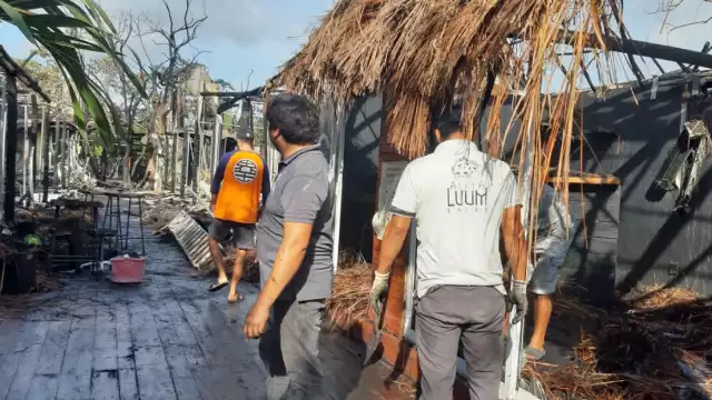El hotel “Aldea Lum” reportó pérdidas de 10 cuartos de hotel