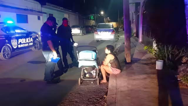 La señora tiene siete meses de gestación y recibió golpes en el vientre