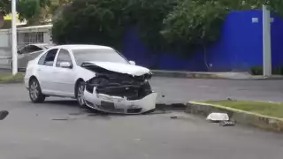 Sólo se reportaron daños maeriales Foto: Ramiro Can