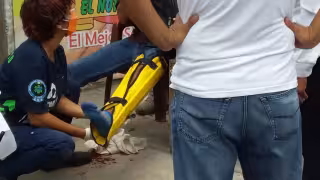El motociclista fue trasladado al Hospital General de la ciudad de Chetumal