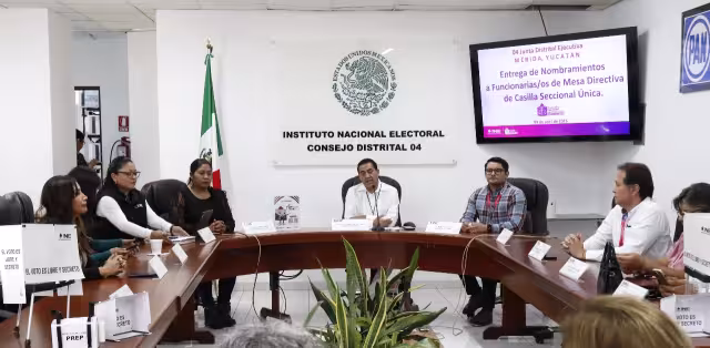 Las actividades se llevaron a cabo en varias colonias de Mérida, para que el proceso se realice correctamente