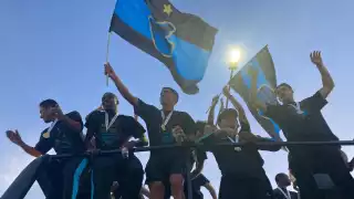 Cancún FC celebra su título "Campeón de Campeones" en la Glorieta del Ceviche   