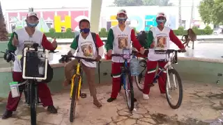 Ciclista de Ticul: Orgulloso guadalupano