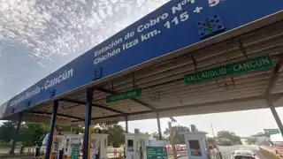 Hay dos casetas de cobro para viajar de Mérida a Cancún