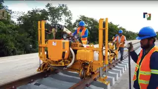 Tren Maya: destaca cimentación de paradero en Candelaria y viaducto elevado en Escárcega