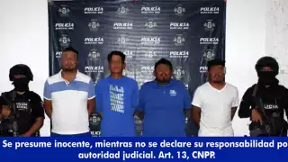 Cuatro hombres con varias dosis de droga fueron capturados por la policía