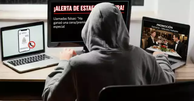 En algunos casos, los delincuentes envían enlaces a páginas que aparentan ser oficiales