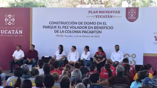 Luego de muchos años, la cancha del parque “El Pez Volador” en Mérida tiene un domo