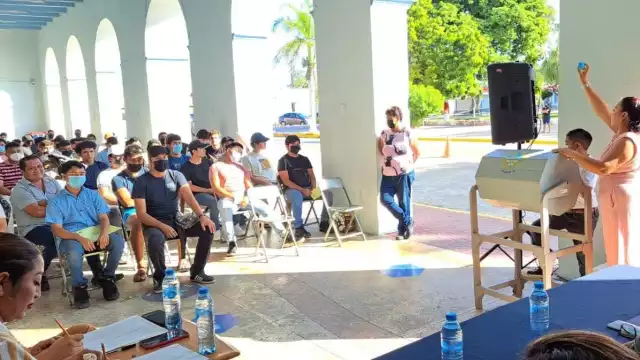 El evento se llevó a cabo en los bajos del Palacio Municipal de Progreso