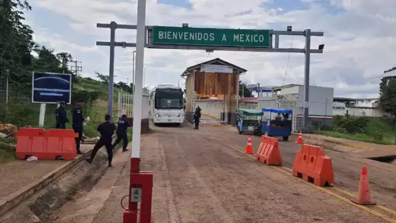 Dos migrantes muertos deja choque de vehículos en Chiapas Dos migrantes muertos deja choque de vehículos en Chiapas
