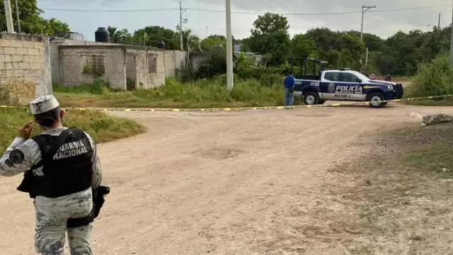 Autoridades acordonaron el área para el levantamiento del cuerpo