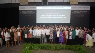 La sesión fue con la Confederación Nacional de Secretarias y Secretarios del Trabajo y la Reunión de la Red Nacional de CITI