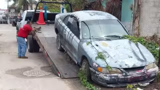 Autos “maceta” preocupan en Chetumal: lluvias podrían convertirlos en criaderos de mosquitos