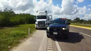 El conductor no se percató de lo sucedido hasta que fue detenido.