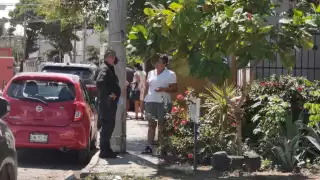 Elementos de la Policía Estatal Preventiva tomaron datos y la declaración de la afectada para posteriormente retirarse