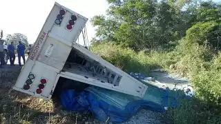 Aunque inicialmente se dijo que el chofer se dio a la fuga, se quedó y fue atendido por paramédicos