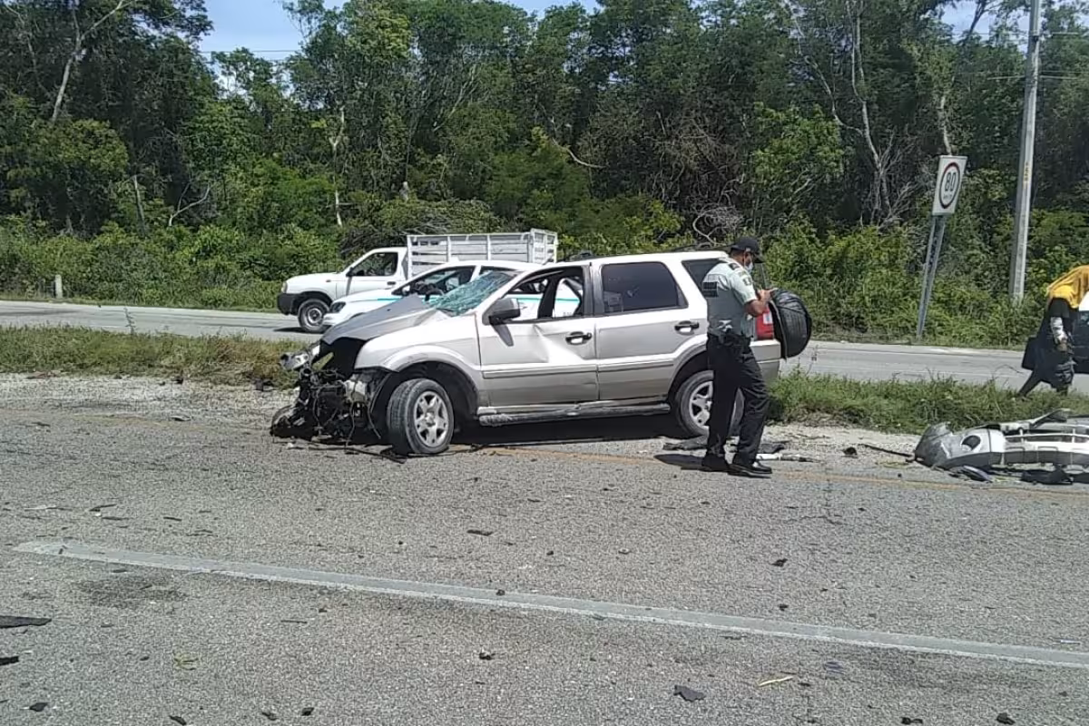 Accidente vehicular deja a cinco heridos en carretera a Punta Venado ...
