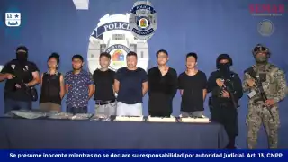 Dentro de los 11 detenidos se capturaron a una mujer