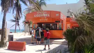 La pandemia trajo cambios a la zona de la Terminal Marítima de Playa del Carmen